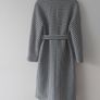POCO black & white houndstooth belted wrap coat Image 2