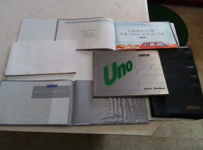 Fiat Uno Car Hand Book.