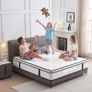 5FT King Size Mattress, 10.2 INCH King Memory Foam Sprung Mattress Medium Firm,Comfortable Sleep for Back Pain Relief and Heavy Sleeper(150x200x26cm) Image 4