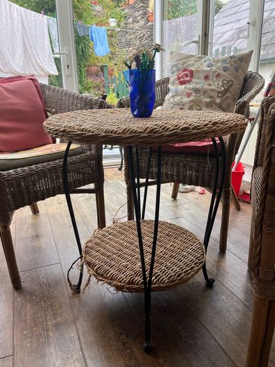 Rattan table and chairs