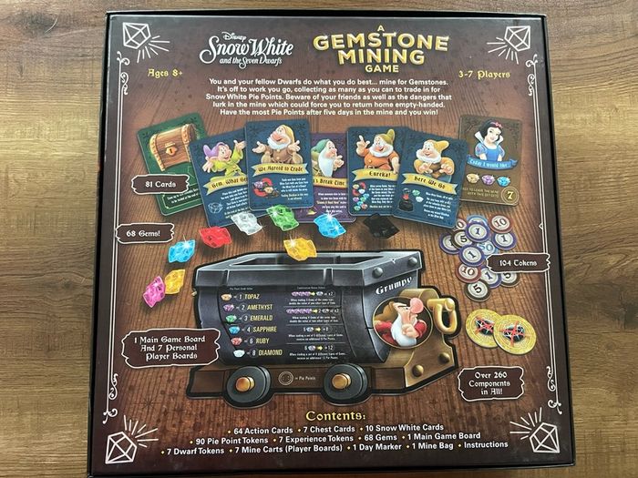 Snow White Gemstone Mining Game