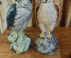 Two Vintage Beswick Beneagles 200ml Bird Decanters