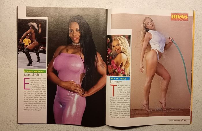 2 x Vintage WWF Magazine.