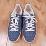 Michael Kors Blue Denim MK Monogram Print Low Top Trainers 8US/6UK/39EU Image 9