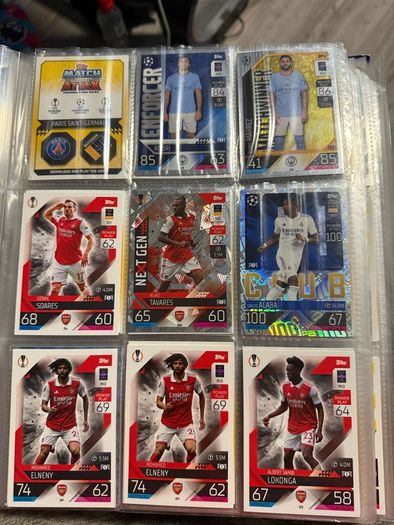 football cards + binders (offers Welcome )