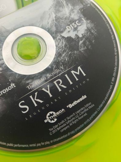 Xbox 360 Game The Elder Scrolls 5 Skyrim Legendary Edition