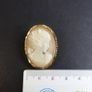 Vintage Cameo Brooch C152 Image 3