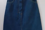 vintage denim skirt 100% cotton
