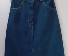 vintage denim skirt 100% cotton