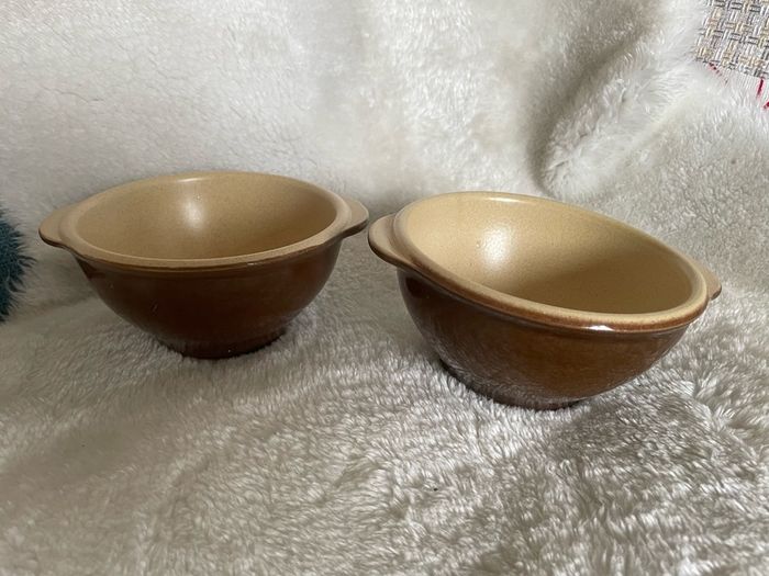 Emlie Henry - 2 Colour Brown/Tan Bowls