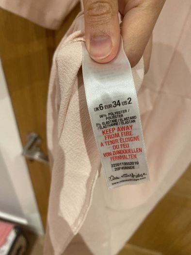 Soft pink dress from ms selfridges