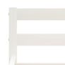 Bed Frame White Solid Pine Wood 120x200 cm Image 5