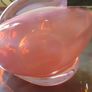 Murano Glass Pink Opaline Swan Image 7