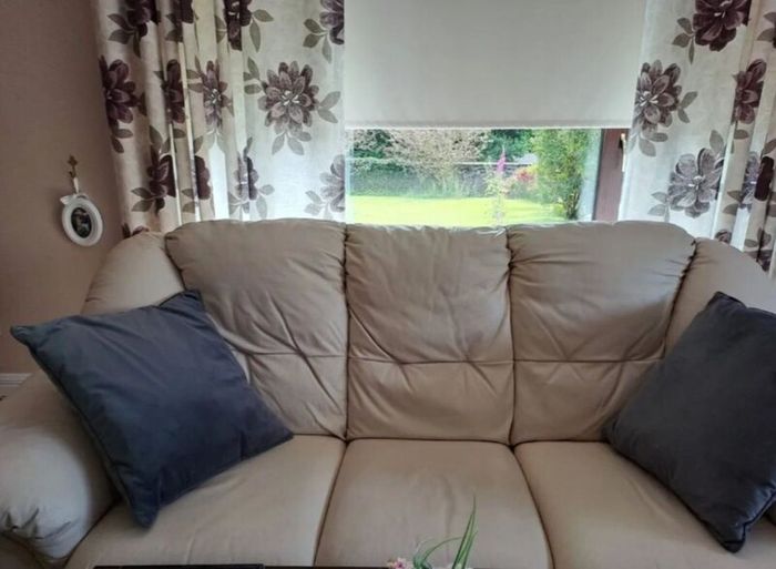 Leather couch