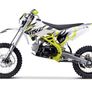 Junior/Adult BRZ Racing Pro 125cc Manual Dirt Bike 17/14 inch Big Wheel Image 3