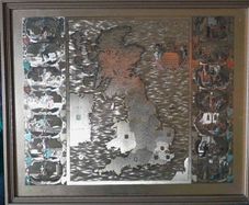 Vintage John Speed 1610 Copper  Map of Essex andJoannes Jansson Map Of The British Isles 1646
