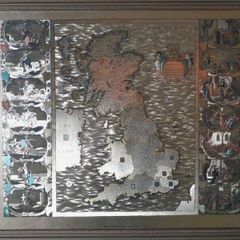 Vintage John Speed 1610 Copper  Map of Essex andJoannes Jansson Map Of The British Isles 1646