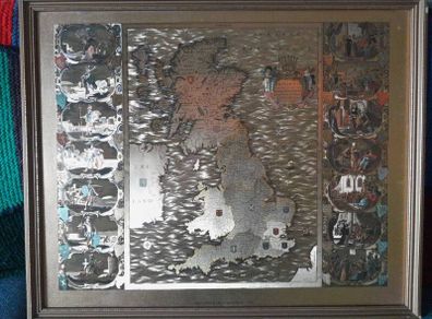 Vintage John Speed 1610 Copper  Map of Essex andJoannes Jansson Map Of The British Isles 1646