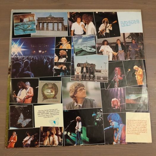 Barklay James Harvest - concert for the people Berlin - Irish pressing