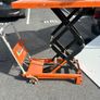Tory Carrier 770lbs Double Scissors Lift Cart 35.8"X19.7"X2" Table Size 51.2" Max. Lift W/ Foot Brake Image 3