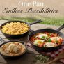 Pre-Seasoned Cast Iron Skillet Frying Pans Oven Safe Cookware for Indoor & Outdoor Use - Grill, StoveTop Image 5