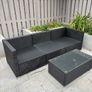 Rattan Garden Furniture with Coffee Table Image 4