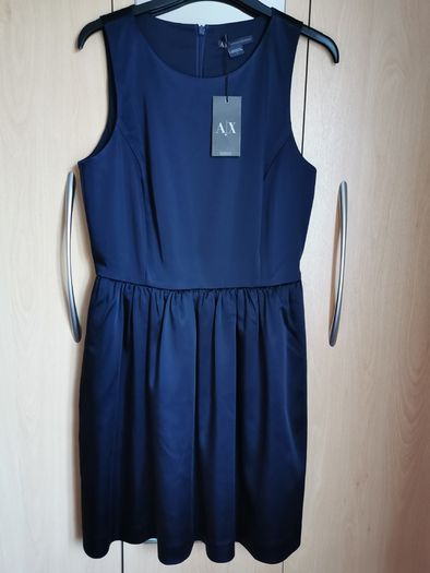 BNWT - Armani Exchange navy dress UK 8