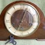 Antique German HAC Mantel Clock with Sounder. Germany, 1920s (WORKS WELL) Image 4