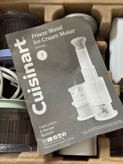 Cuisinart ice cream maker freeze wand