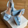 Blue platform sandals Image 5