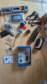 Broken vape paraphernalia