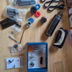 Broken vape paraphernalia