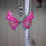 Necklace with Enamel Butterfly Pendant Image 3
