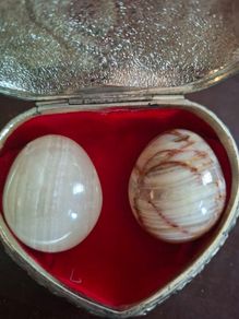 Agate decorative eggs