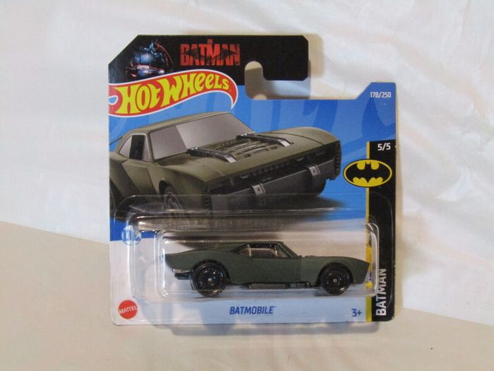 Hot Wheels The Batman Batmobile Olive Green Diecast Car Brand New Sealed