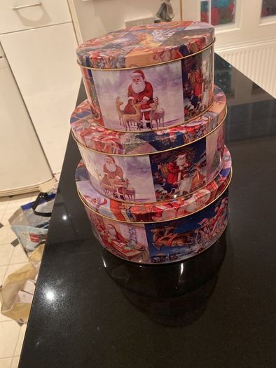 christmas tins