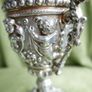 Victorian Neoclassical  Urn / Chalice With Cherub & Scroll Decoration - 8,5" High Image 9