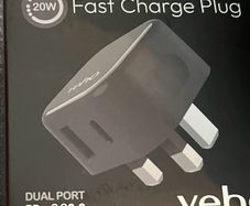 Veho 20w Dual Usb-c Usb 3.0 Fast Charge Dual Port
