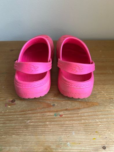 Pink Crocs