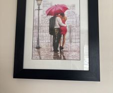 picture with black frame (48 cm height x 37 width)