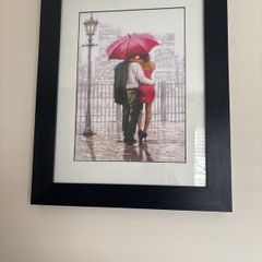picture with black frame (48 cm height x 37 width)