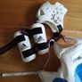Taekwando protective gear - child. Arm guards, shin and foot guards, chest guard and head gear. Image 2