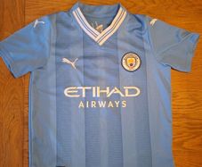 Man City jersey 9 Haaland age 9-10