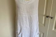 White linen dress size 12