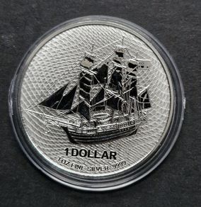 2023 Cook Islands HMS Bounty silver coin .9999