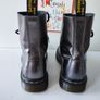 Dr martens 1460 8 hole chrome metallic lace up ankle patent boots UK5 EU38 US7 Image 6