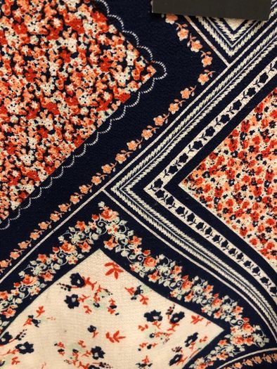 Blouse Navy n Coral Floral BNWT