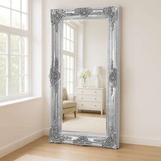 Large Mirror Ornate Regal Decorative