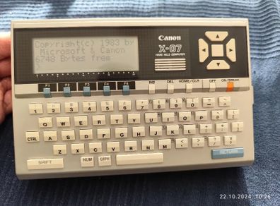 1983 Vintage Computer Canon X-07 - for collectors