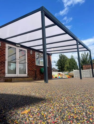 Patio Canopy - Lean-To Kit - White or Grey - Supply Only - Nationwide Delivery Across Ireland